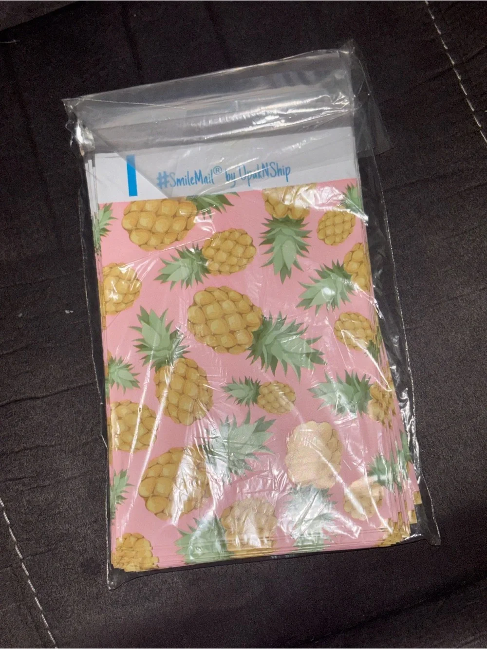 Pink Pineapple Patterned Poly mailers - 25 Pack 6X9